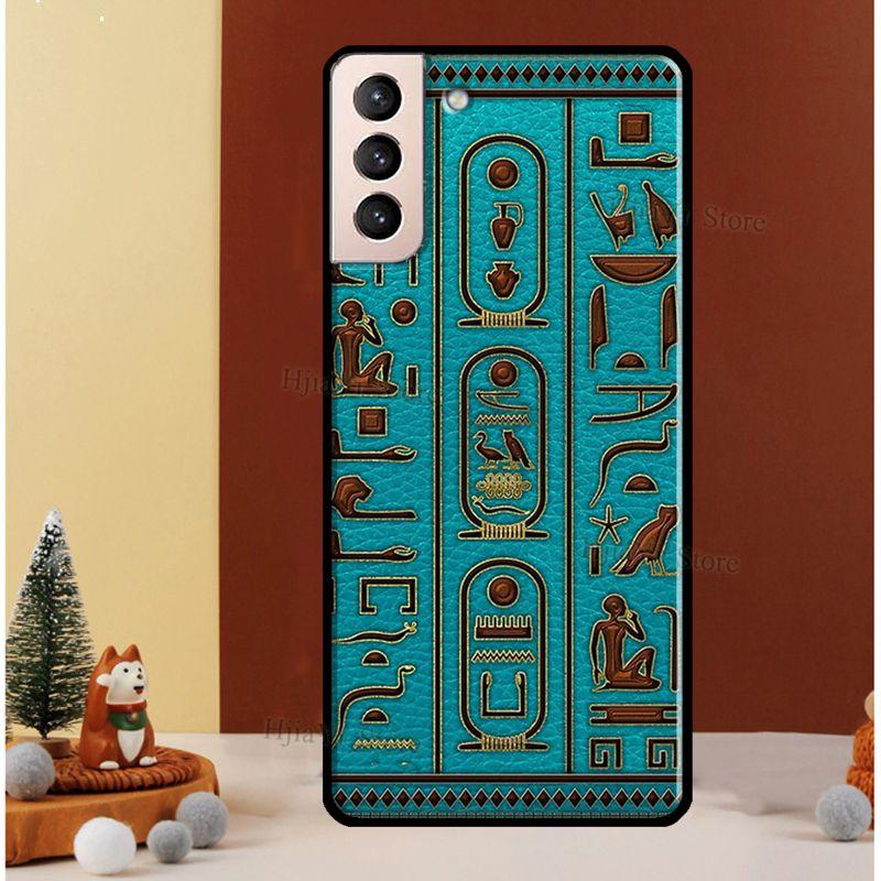 Sacred Eye of Horus Egypt Fresco Cover For Samsung Galaxy S20 FE S8 S9 S10 Plus Note 10 Note 20 S22 S21 Ultra Phone Case