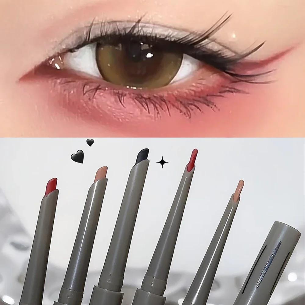 Сексуальный Rose Red Карандаш для подводки глаз Натуральный Матовый Винно-красный Подводка для нижнего века Легко наносится Водостойкий Макияж глаз Косметика 1 шт.