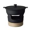 Doshisha Iron Pot Mini 470ml Solid Fuel Black with Recipe LivE