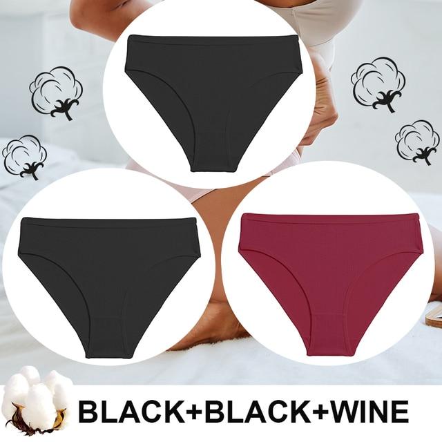 FINETOO 3 шт./лот, женские трусики с высокой талией, бесшовные трусики, нижнее белье, хлопковые трусы, сексуальное женское белье, женское нижнее белье