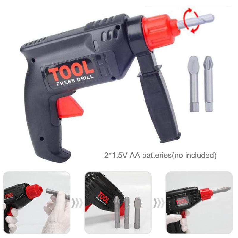 Детский набор инструментов, обучающая игрушка, инструменты для ремонта, дрель, пластиковые игры, инженерные головоломки, игрушки