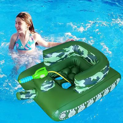 Водный распылитель, боевые игрушки для бассейна для взрослых и детей, плавательный круг для резервуара с водой, надувной плавающий плот из ПВХ, воздушный матрас, круг для плавания