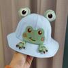 Милая детская шапочка-лягушка, тонкая шапочка от солнца для весны и осени, детская панама, дорожная шапка для защиты от солнца для мальчиков и девочек