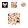 100 деревянных букв для Scrabble, черный цвет, поделки, алфавит, игры, настольная игра, общество