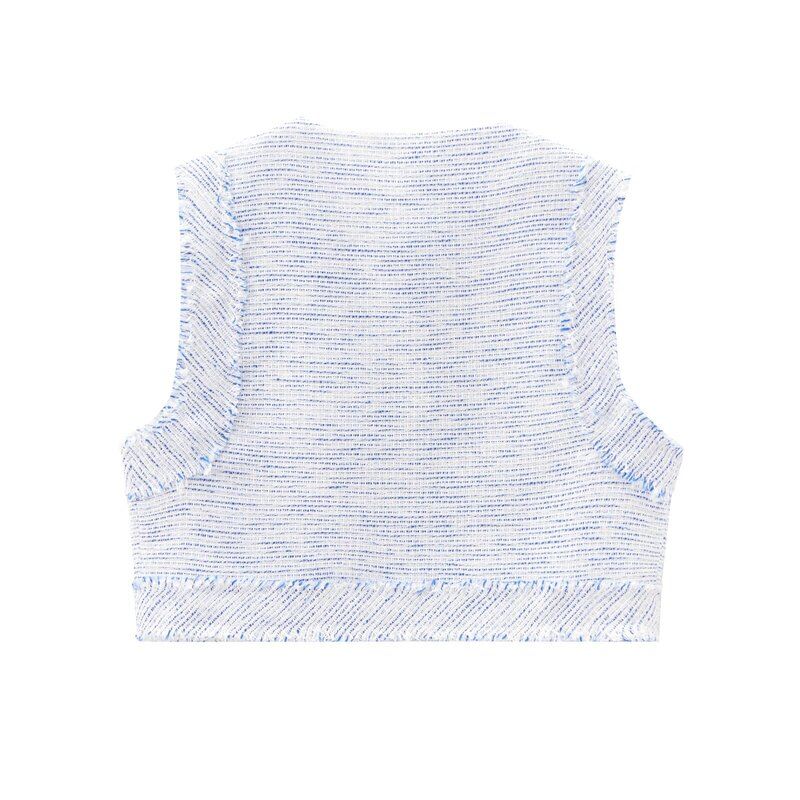 Fashion Style 2024 Autumn New Women's Sleeveless Casual Vest Vest Mid-Waist Skirt 8136588