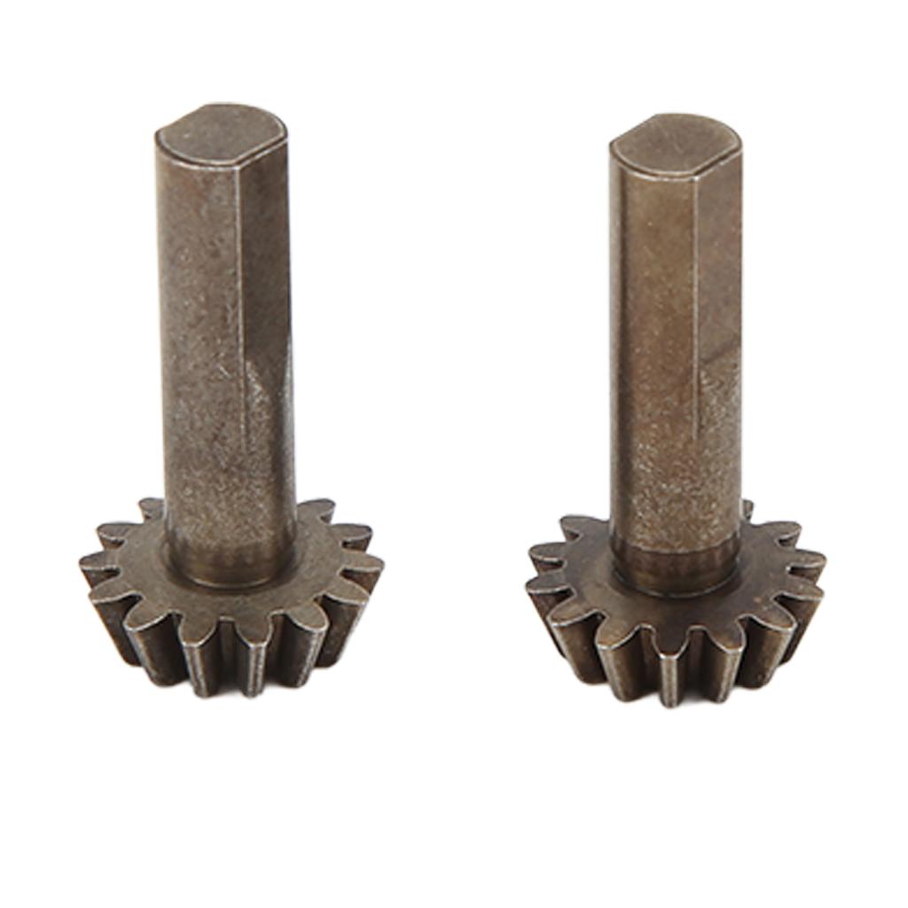 2Pcs RC Car Bevel Gear Metal Iron Heavy Duty Gears Set for WLtoys 110 104001 RC Car Crawler