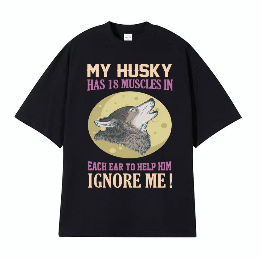 If They Talk Behind Yo Back Fart Wolf Literally Me Funny Meme Emo Tshirt Mens Clothing Harajuku Retro Oversized Cotton T Shirt