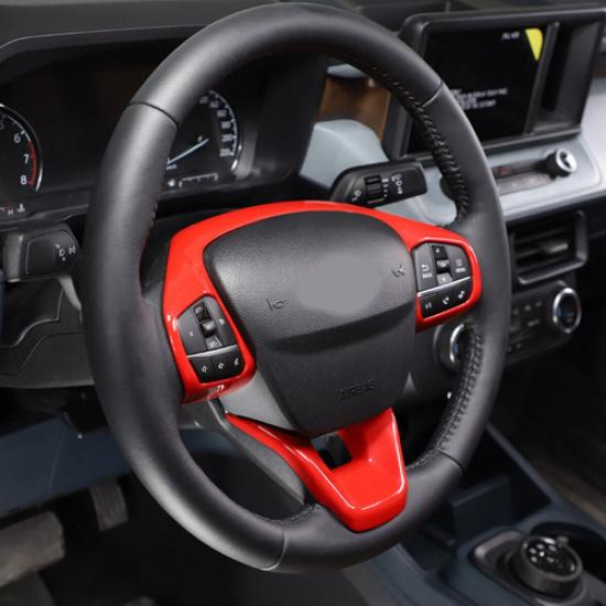 Для Ford Maverick -2025 ABS Красная Панель Кнопок Рулевого Колеса Накладка 2 ШТ.