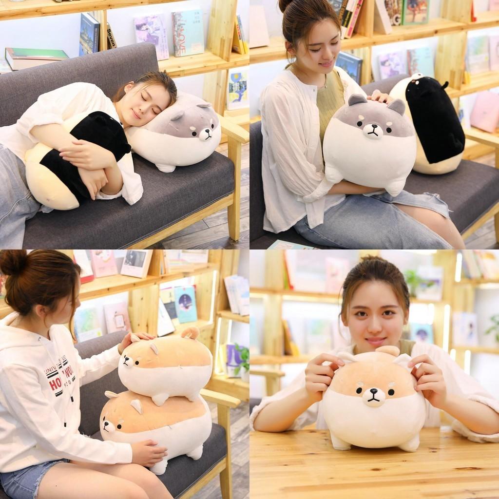 Очаровательная плюшевая игрушка собака Сиба-ину с мягким дизайном корги чай, идеально подходящая для детей