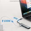 6 In 1 Type C Docking Station for Laptop Tablet Mac 4K HD Screen Extension Dock