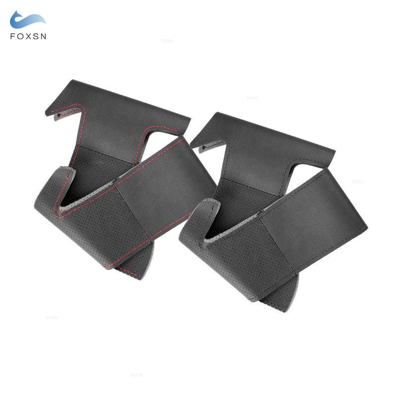 Оплетка на руле для Infiniti FX35 FX45 2003 2004 2005 2006 2007 2008 Автомобильный внутренний руль из перфорированной кожи