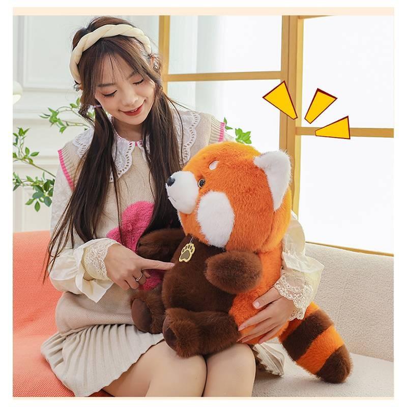 Toy Raccoon Plush Cartoon Child Bedroom Decoration Scene Dolls Animal Gifts