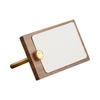 1Pcs Metal Memo Clip with Wooden Base DIY Memo Picture Clip Note Card Desk Paper Clip Holder for Wedding Party Decor