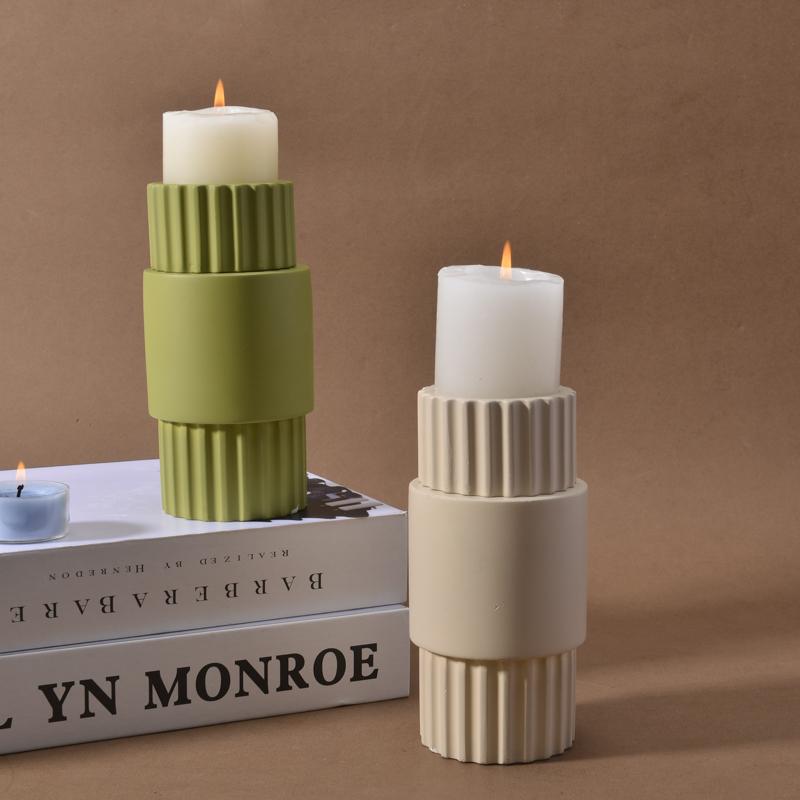 2025 Private Label Ramadan Home Decor Travertin Stone Home Decor Incense Cones Holder Travertine Candle Holder