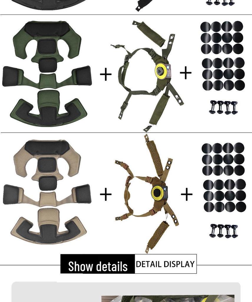 Тактическая кевларовая подвесная система для шлема Wendy