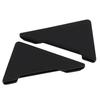 DYS Auto Shop 2Pcs Triangle Car Door Corner Soft Silicone Guard Trim Anti-Scratch Protector
