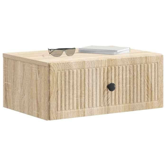 Maison Exclusive - Cabinet de chevet 2 pièces Chêne Sonoma 49 x 34,5 x 20 cm