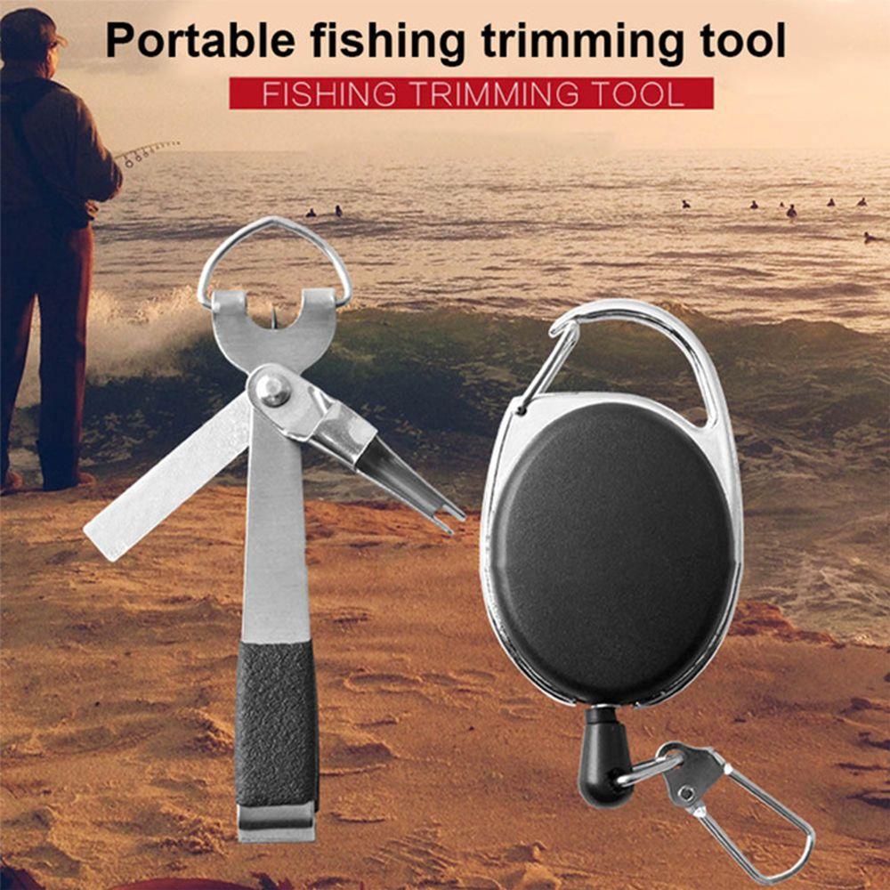 Stainless Steel Snip Line Cutter Fly Fishing Clippers Quick Knot Tying Tool Fast Hook Nail Knotter