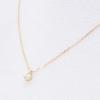 K18 Yellow Gold Diamond Necklace [Ester] (0.1ct) 0442-9657-0019-0000