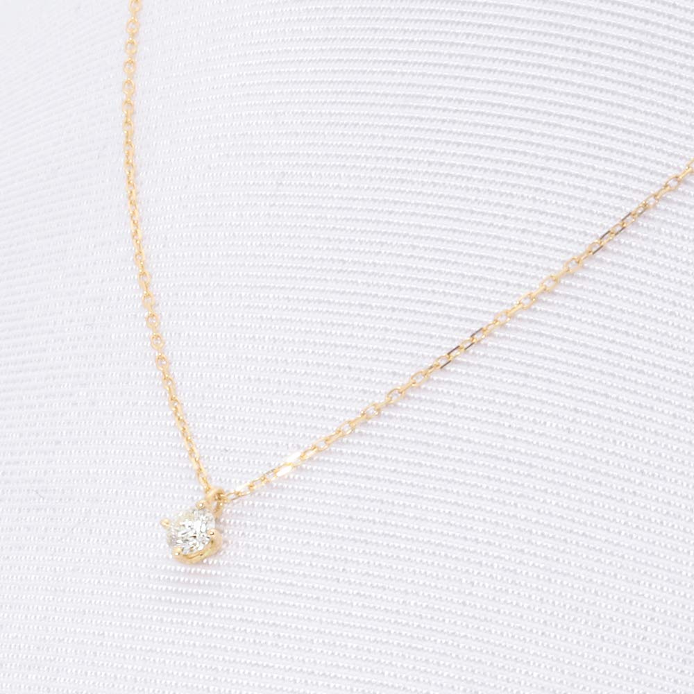 Estelle K18 Yellow Gold Diamond Necklace (0.1ct) 0442-9657-0019-0000