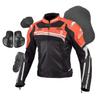 Мотоциклетная куртка R Spec Mesh 1209 для осени и зимы, защитный сетчатый материал, стандарт CE, эластичный материал, цвет лайм 3XL [KOMINE] JK-130, весна, лето, 07-130