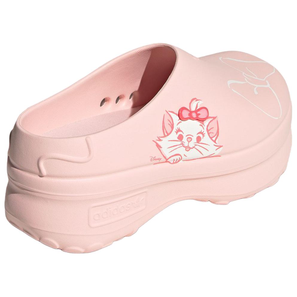 Disney x adidas Adifom Stan Smith Mule Аристокоты - Песочно-розовые женские кроссовки Облачно-белые Прозрачно-розовые JR7150