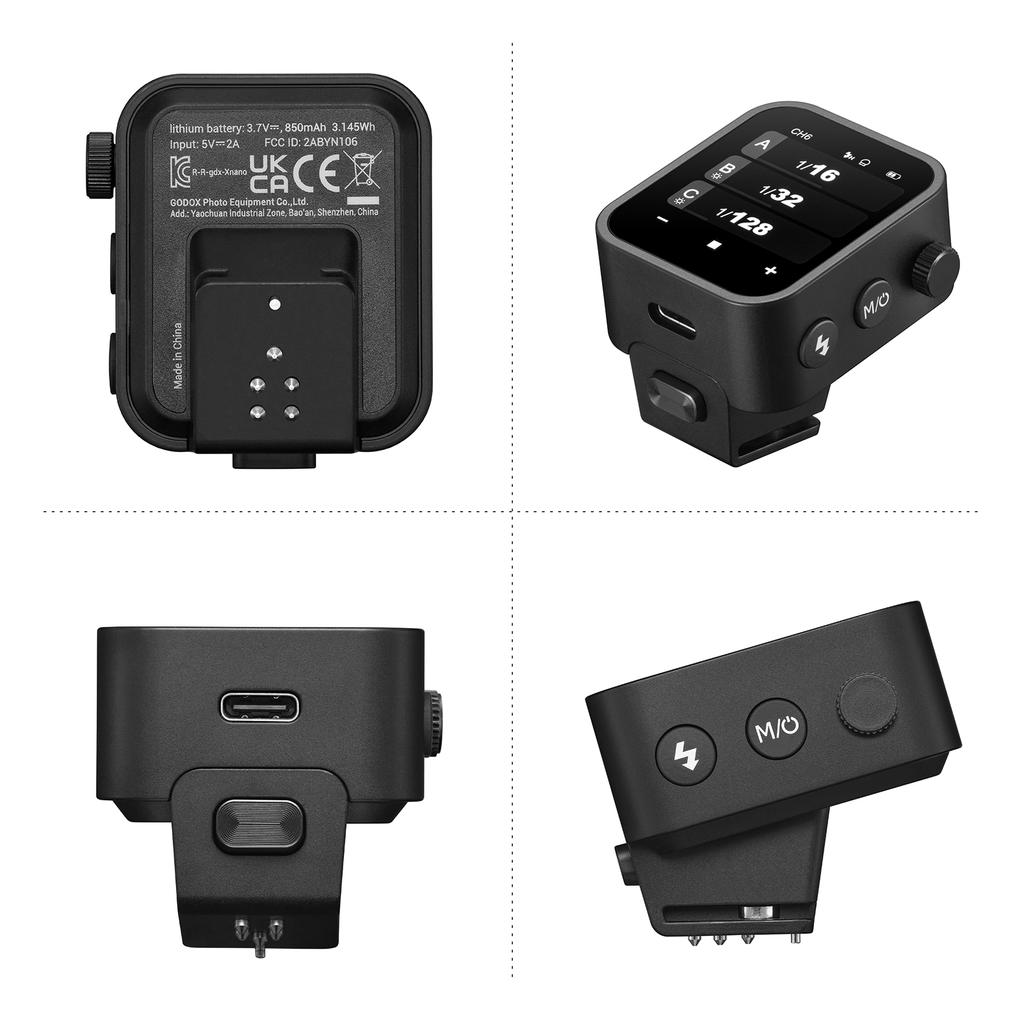 GODOX X3S 2.4G Wireless Flash Trigger Transmitter TTL Autoflash with Large OLED Touchscreen