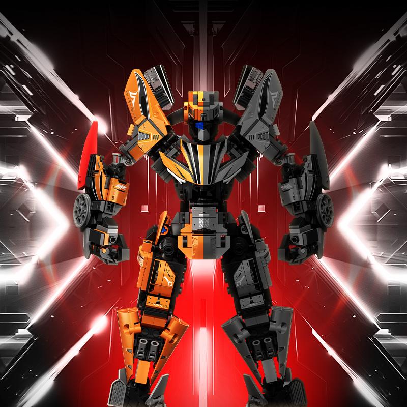 SEMBO BLOCK 672 детали Серия Робо-костюмов Модель-трансформер Машина Строительные блоки Кирпичики Игрушки для детей Мальчиков Рождественские подарки