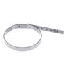 Carbon Steel Adhesive Tape Measure, Silver Tone, Straight Track Tape, Flat Ruler, 100cm Metric, Left To Right Reading