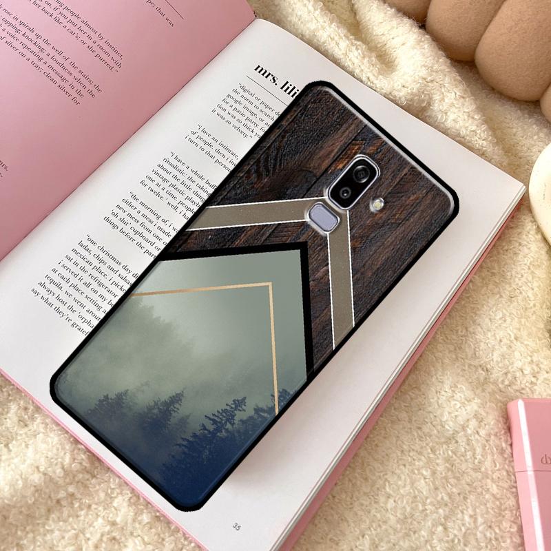 Чехол с рисунком природы из дерева для Samsung Galaxy J8 A6 A7 A8 A9 2018 J4 J6 Plus J3 J5 J7 2016 A3 A5 2017