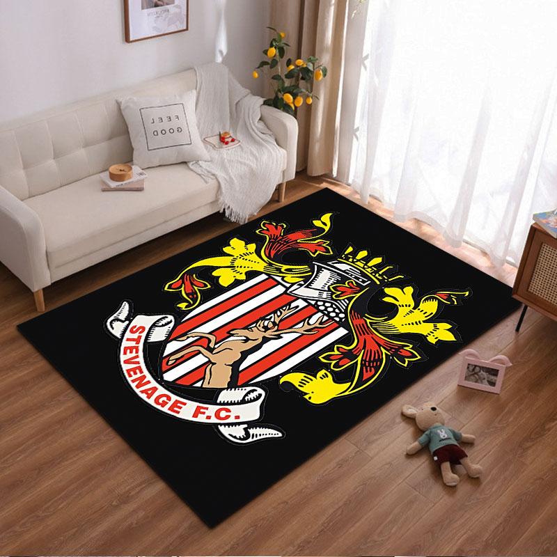 Stevenage FC Crest Carpet suitable as a non-slip mat for the living room or bedroom sofa