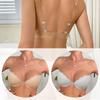 2-Pcs Women Bow with Wire Brassiere Transparent Straps Push Up Bras Comfortable Lace Bra 75BC-85BC - 3094