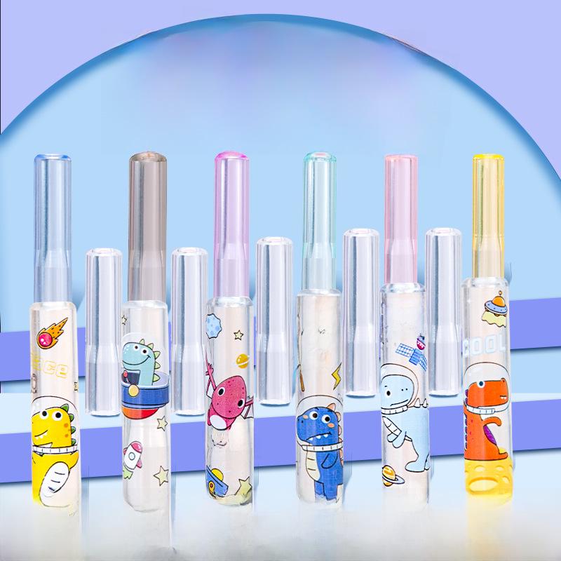 Детский мультяшный колпачок для карандаша с удлинителем отверстия - защитный чехол для учеников детского сада и начальной школы