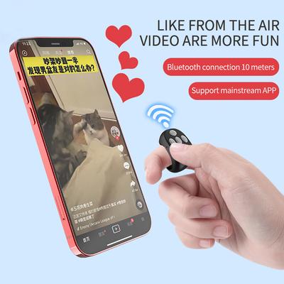 Для TikTok Кольцо Bluetooth Пульт дистанционного управления Контроллер для селфи и видео на кончике пальца Автоматический перелистыватель страниц Контроллер для просмотра
