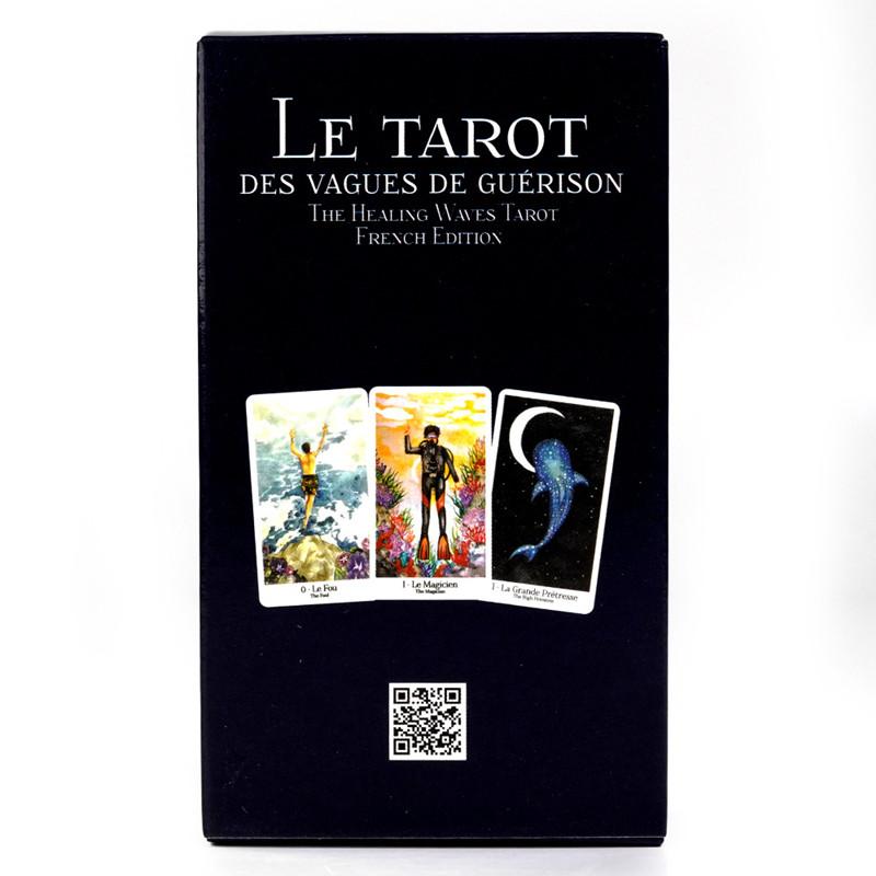 Целебные Морские Карты Таро со Смысловыми Картами, Портативные Карты Гадания для Вечеринок, Настольная Игра Гадания