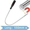 Powerful Flexible Magnetic Pickup Tool Foldable Magnet Grabber Metal Suction Bar  Automotive Repair
