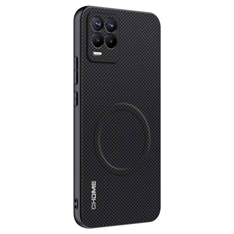 Защитный чехол для Realme 8: Полное покрытие, Защита от падений, Элегантная магнитная застежка, Текстурированный.