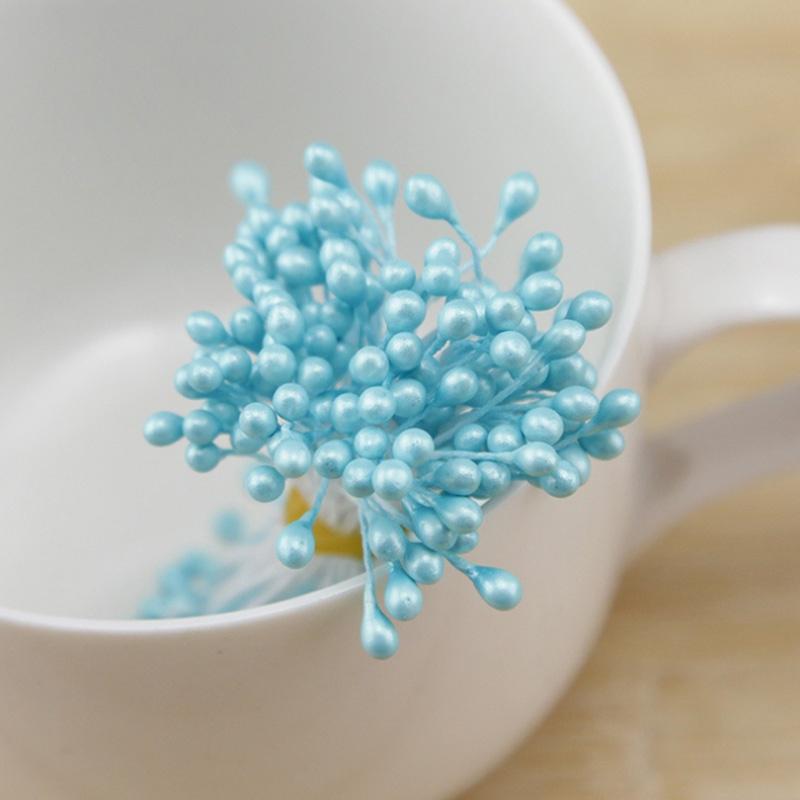 Mini Stamen Handmade Artificial Flowers Wedding Home Decoration DIY Christmas Scrapbook Accessories