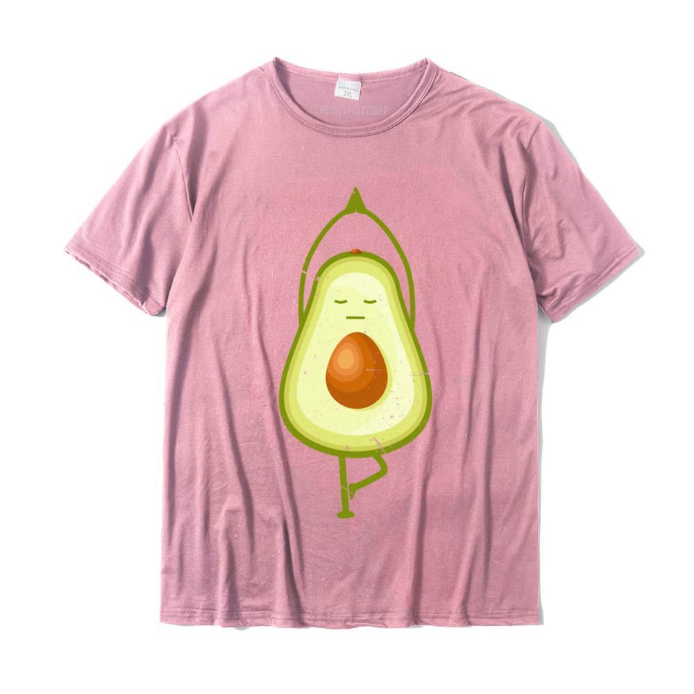 Avocado Yoga Funny Namaste Meditation Vegan Tees Fashion Unisex Tees Slim Fit T Shirts Cotton Casual