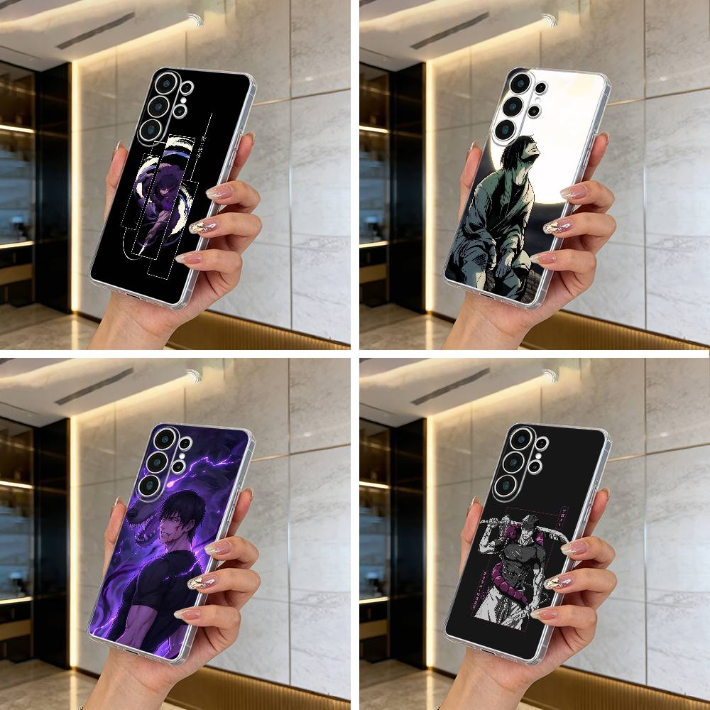 Харизматичный злодей - Fushiguro Toji Прозрачный чехол для телефона для Samsung S25, S24, S21, S22, S23, S30, Ultra, S20, Plus, FE, Lite