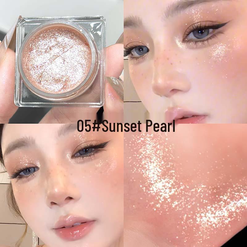 CAPPVINI Crushed Diamond Liquid Highlighter: Hydrating, Brightening, Flashy Eyeshadow and Highlight Makeup