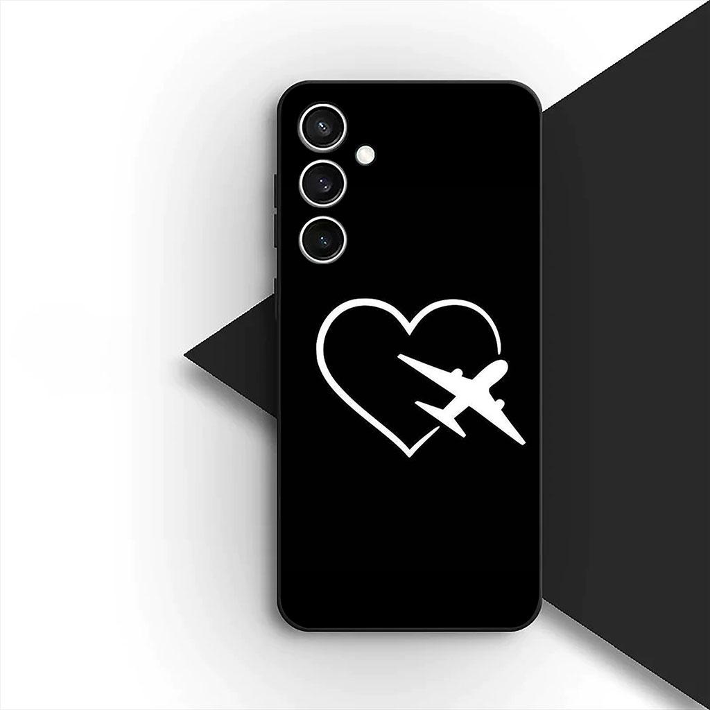 Чехол для Motorola Moto G86 G57 E14 E15 G14 G34 G35 G84 G24 A54 G15 Power E22 Чехол Авиация Путешествия Самолет Пилот Погоны