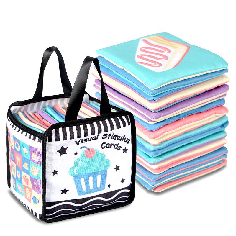 Aipinqi Tear-Resistant Black & White Baby Stimulation Cards