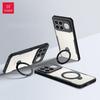 XUNDD For Xiaomi Poco F8 Ultra Pro Case Luxury Shockproof Casing Transparent Back Cover With Rotatable Magnetic Holder