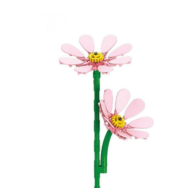 Flower Model Eternal Bouquet Building Blocks Creative Home Desk Plant Decoration Assemble Bricks Educational Toy Girl Kids Gifts