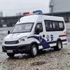 1:24 Lveco SWAT Автомобиль Полиции Противодействия Беспорядкам Модель из Литого Сплава Машинка Высокая Симуляция Домашние Модные Украшения Коллекция Подарки на День Рождения
