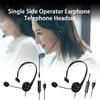 Wired Earpiece Ergonomic Plug And Play Playable Control Wide Compatibility 20-20000HZ Call ABS Calling Center Wired Headset Personal Use