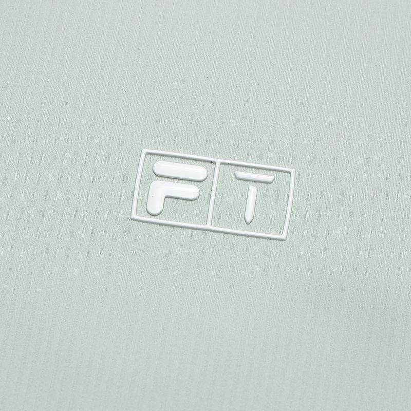 Fila Серия Гольф Модная Минималистичная Удобная Футболка-поло с коротким рукавом Женские топы Туманно-серый A11W625114FGY