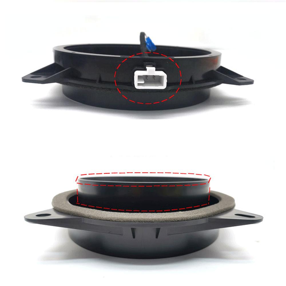 2x Audio 6.5'' Speaker Adapter Mount W/ Wire Harness for Toyota Corolla Lexus ES