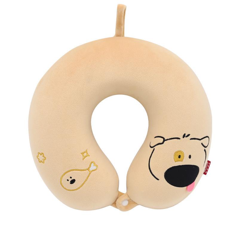 Unicorn Kids U Shape Pillow With Memory Foam And Soft Elastic Cover For Rest